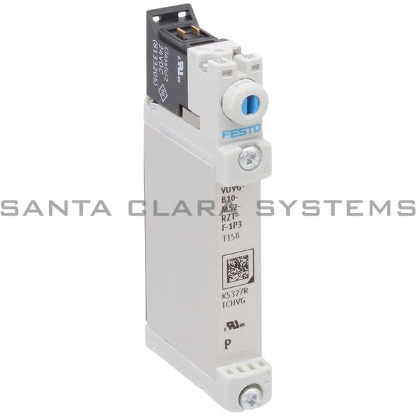 Festo VUVG-B10-M52-RZT-F-1P3 Air Solenoid Valve Product Image