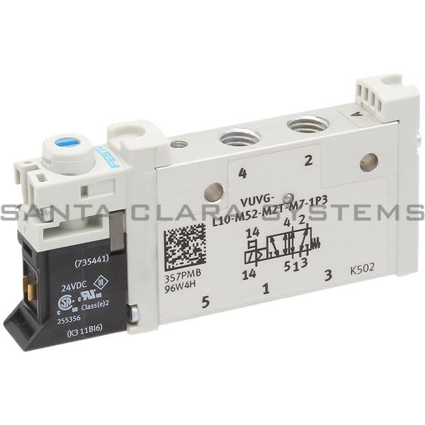 Festo VUVG-L10-M52-MZT-M7-1P3 Air Solenoid Valve Product Image