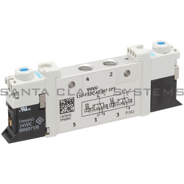 Festo VUVG-L10-T32C-AT-M7-1P3 Air Solenoid Valve Product Image