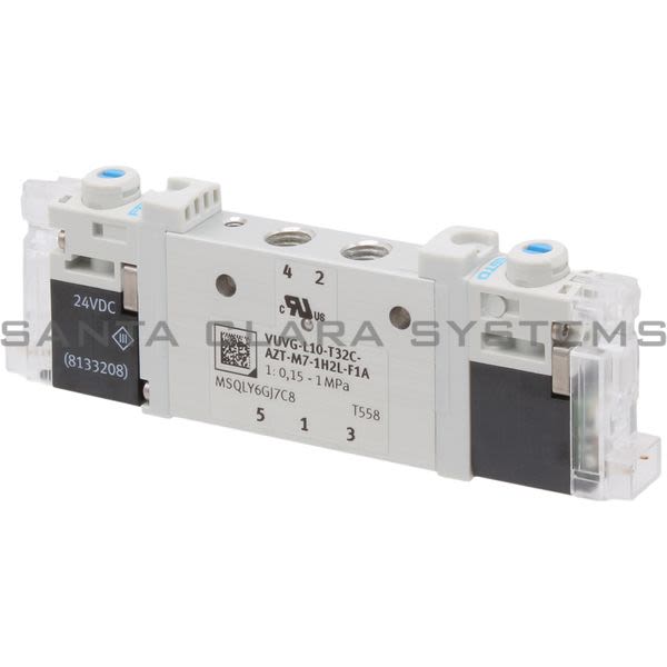 Festo VUVG-L10-T32C-AZT-M7-1H2L-F1A Air Solenoid Valve Product Image