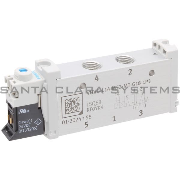 Festo VUVG-L14-M52-MT-G18-1P3 Air Solenoid Valve Product Image