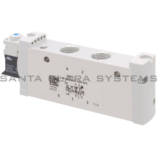 Festo VUVG-L18-M52-RZT-G14-1P3 Air Solenoid Valve Product Image