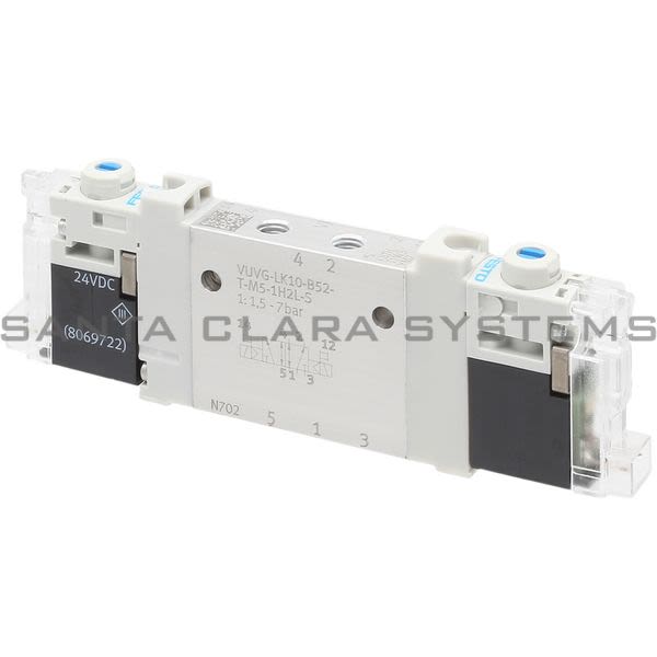Festo VUVG-LK10-B52-T-M5-1H2L-S Air Solenoid Valve Product Image