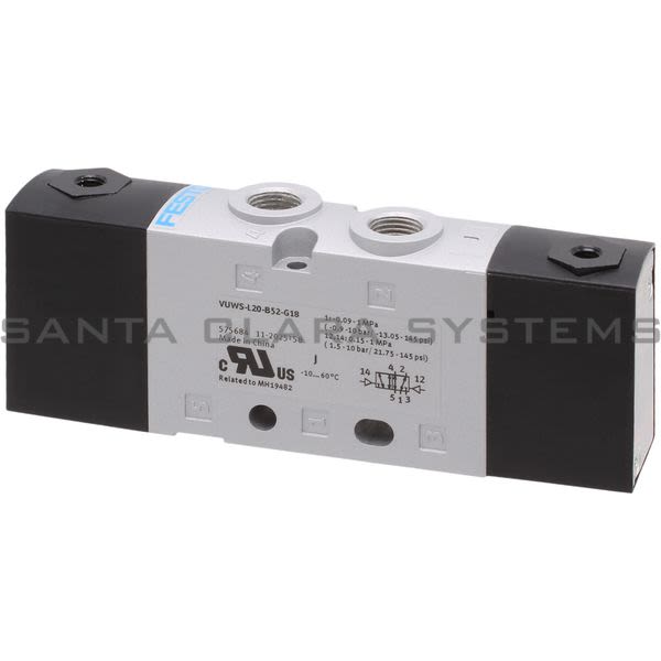 Festo VUWS-L20-B52-G18 Pneumatic Valve Product Image