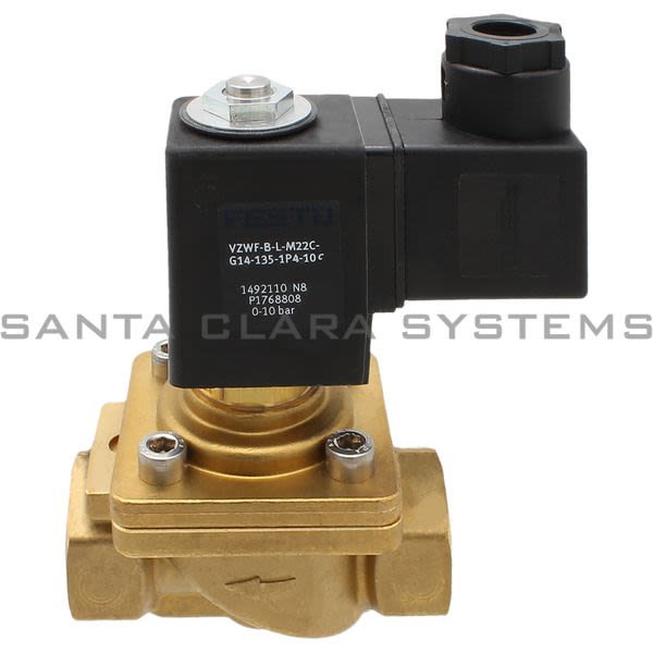 Festo VZWF-B-LM22C-G14-135-1P4-10 Air Solenoid Valve Product Image