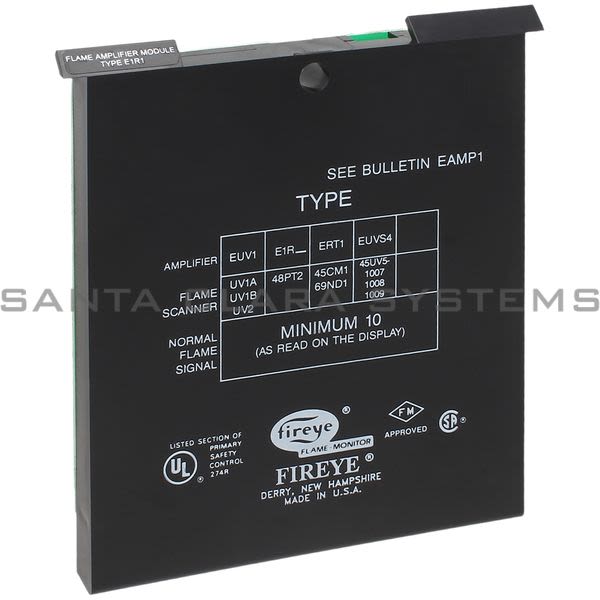 Fireye E1R1 Flame Amplifier Module | Infrared Auto-Check Product Image