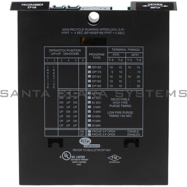 Fireye EP166 Programmer Product Image