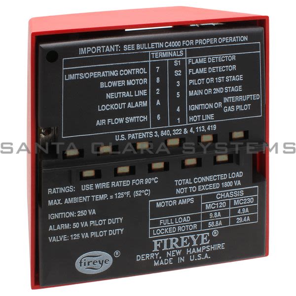 Fireye MC120  Modular Control Chassis Product Image
