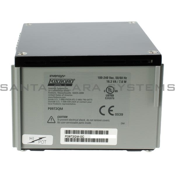 Foxboro P0972QM-OC Fiber Optic LAN Converter Product Image