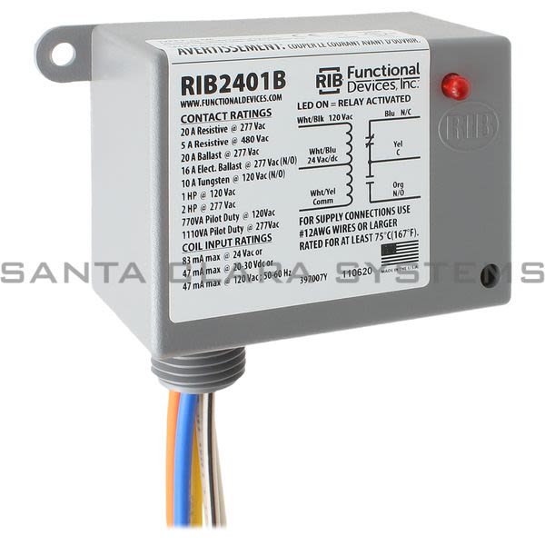 Functional Devices RIB2401B Control Relay Product Image