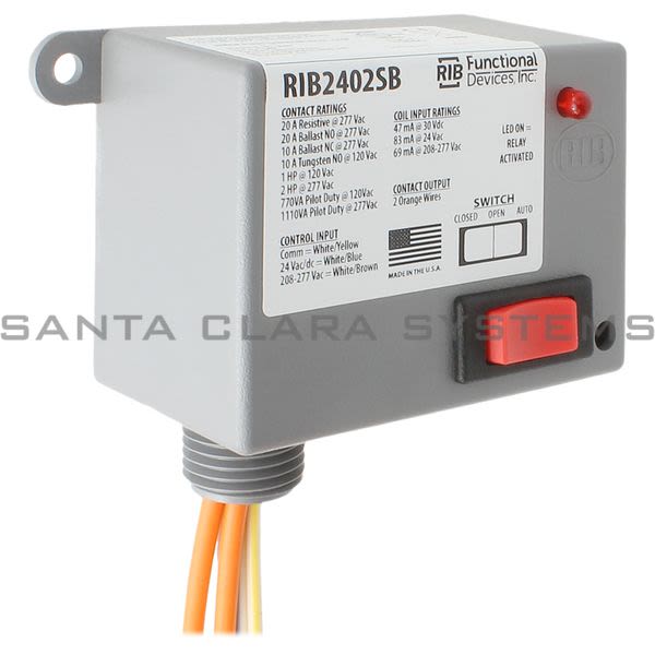 RIB2402SB Functional Devices Control Relay Santa Clara Systems