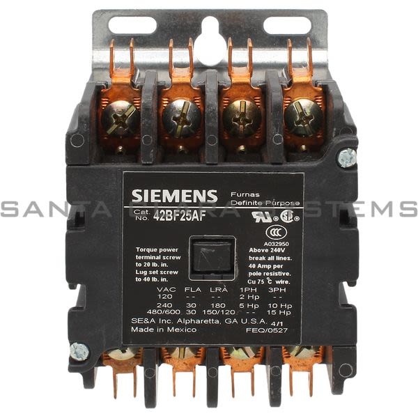 Furnas 42BF25AF Definite Purpose Contactor Product Image