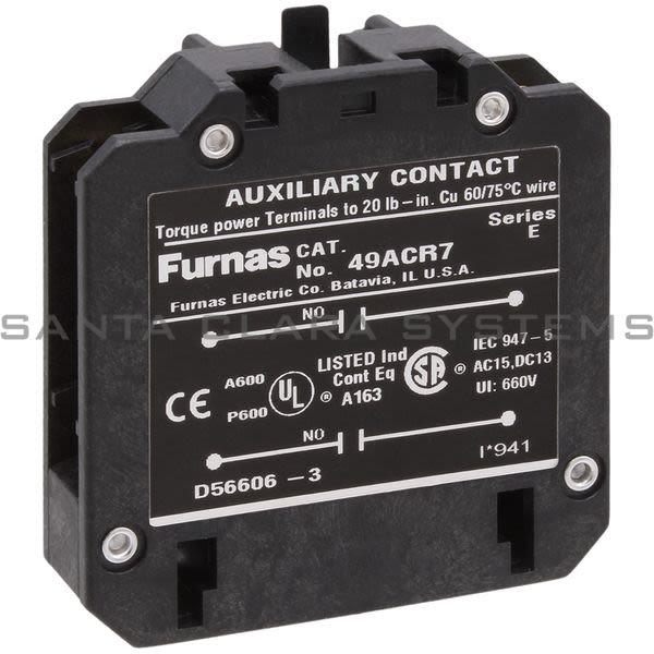 Furnas 49ACR7 Auxiliary Contact Product Image