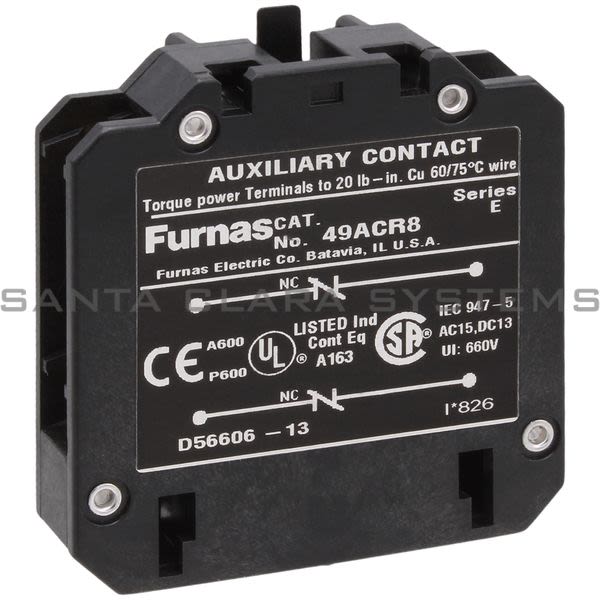 Furnas 49ACR8 Auxiliary Contact Product Image