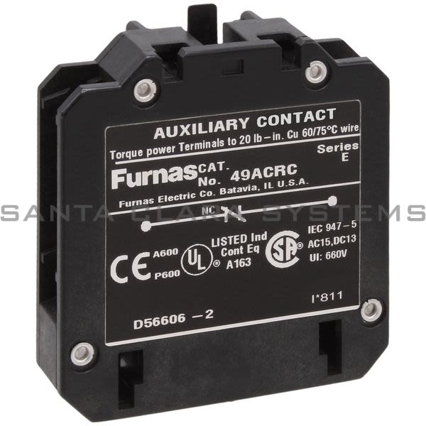 Furnas 49ACRC Auxiliary Contact Product Image