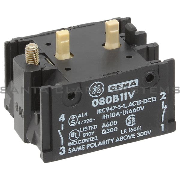 General Electric 080B11V Contact Block Product Image