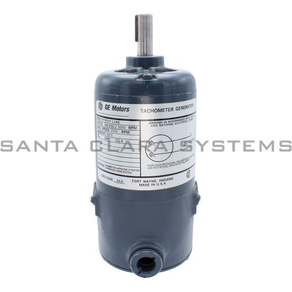 General Electric 5PY59JY114B Tachometer Generator 100VDC/1000 RPM 2500RPM MAX 1/2 Shaft Product Image