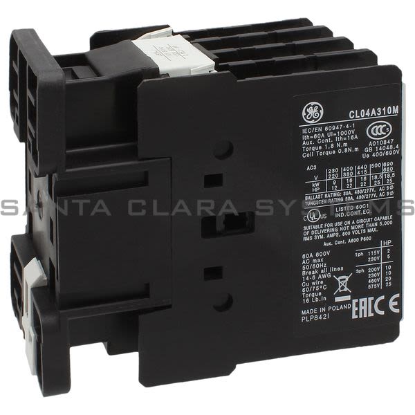 General Electric CL04A310MJ Contactor | 104173 Product Image