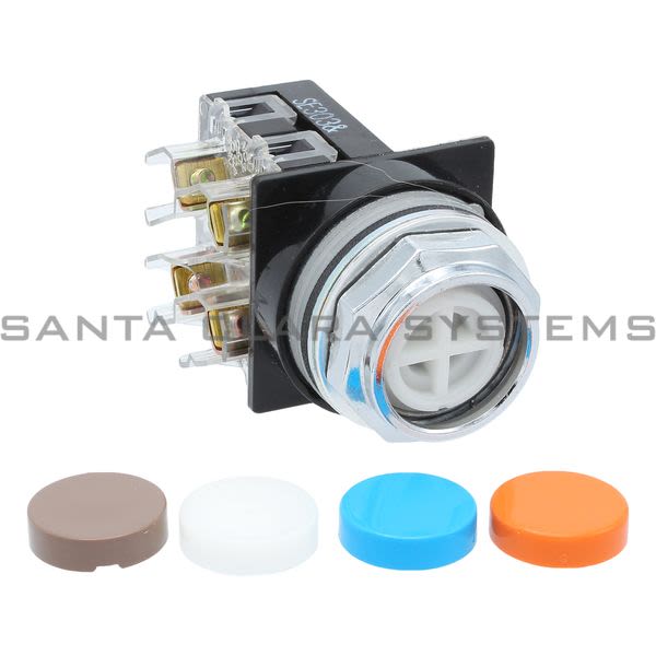 General Electric CR104PBG91V1 Push Button Flush 4 Color 1 NO 1 NC Product Image