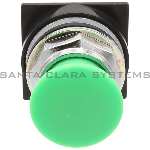 General Electric CR104PBM00G5  Push Button Green Mushroom Cap Product Image