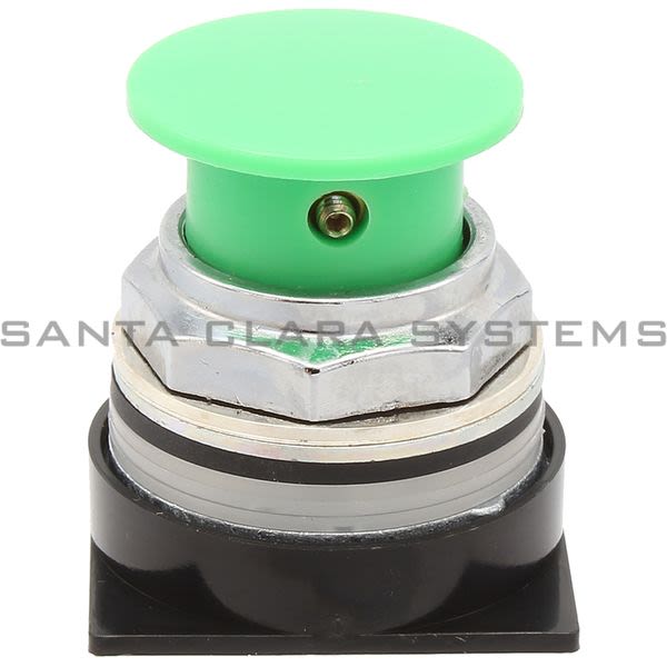 General Electric CR104PBM00G5  Push Button Green Mushroom Cap Product Image