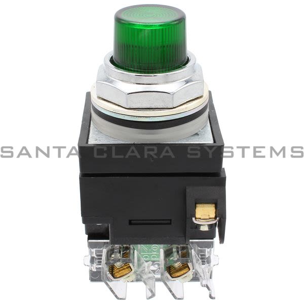 General Electric CR104PBT11G1S2  Pushbutton Illumin Green 120V Transformer 1NO-1NC Product Image