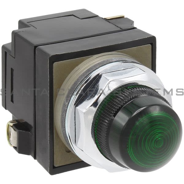 General Electric CR104PLG22G PILOT LIGHT 120VAC/DC FULL VOLTAGE GREEN Product Image