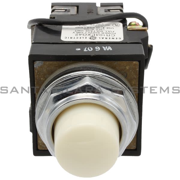 General Electric CR104PLT22W PushButton 30mm White 120V Product Image