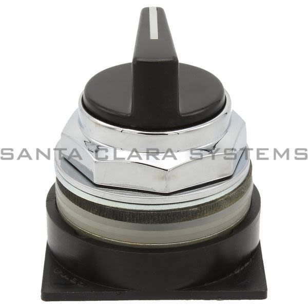 General Electric CR104PSG93B  Selector Switch 3 Position Spring Return Black Cap Product Image