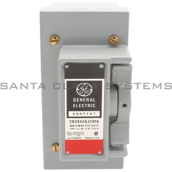 General Electric CR2943AJ202A Control Station Push Button 10AMP 600V Product Image