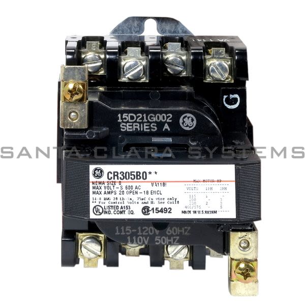General Electric CR305B002  Contactor | CR305 115-120V Product Image