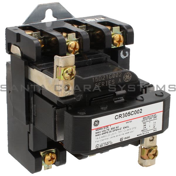 General Electric CR305C002  Contactor | CR305 115-120V Product Image