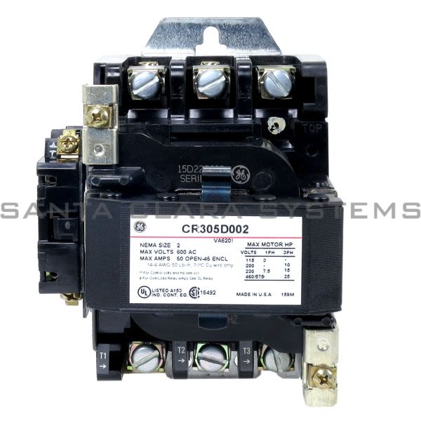 General Electric CR305D002 Contactor | CR305 115-120V Product Image