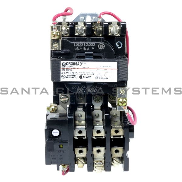 General Electric CR306A003 Starter | CR306 Size 00 Product Image