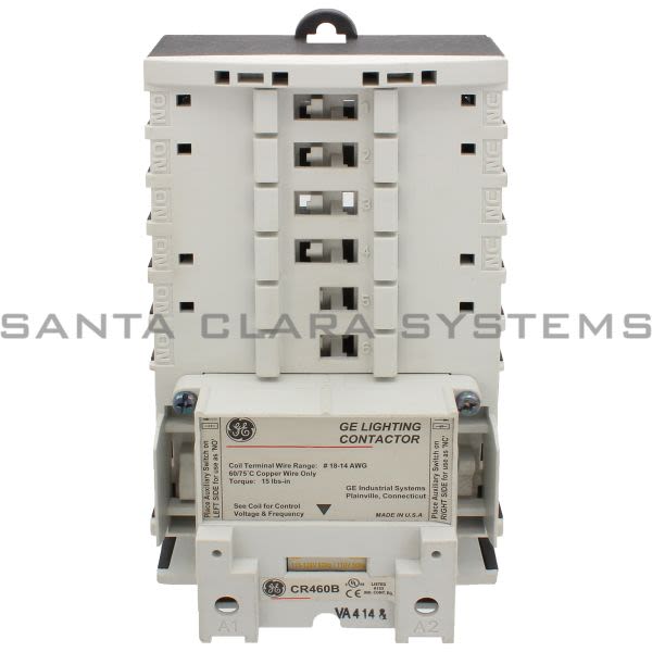 CR460B General Electric Lighting Contactor - Santa Clara Systems