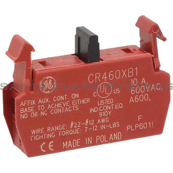 General Electric CR460XB1  Contact Block Product Image