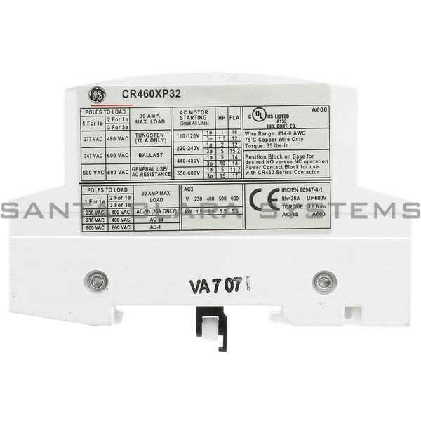 General Electric CR460XP32 Power Block | 460XP32 Product Image