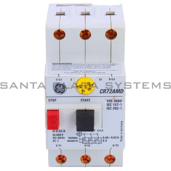 General Electric CR72AMD Manual Motor Controller Product Image