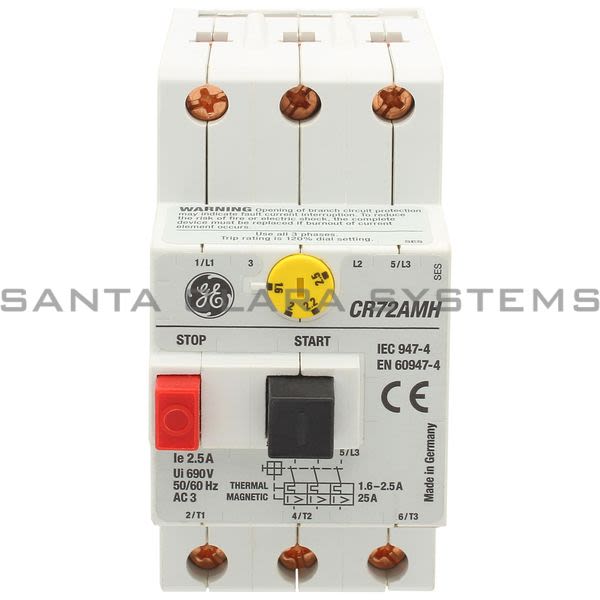 General Electric CR72AMH  Starter Motor Protector 1.6-2.5amp Product Image