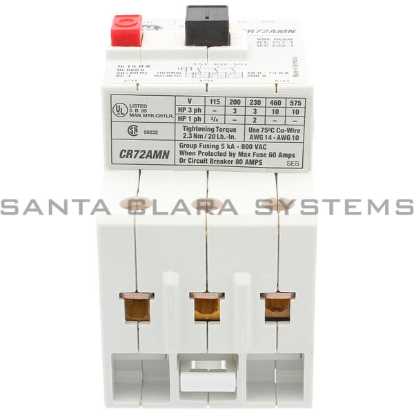 General Electric CR72AMN Starter Moter Protector 9-13AMP Product Image