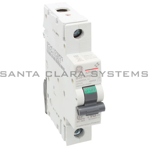 General Electric EP61ULB30 Miniature Circuit Breaker Product Image