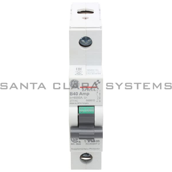 General Electric EP61ULB40 Miniature Circuit Breaker Product Image