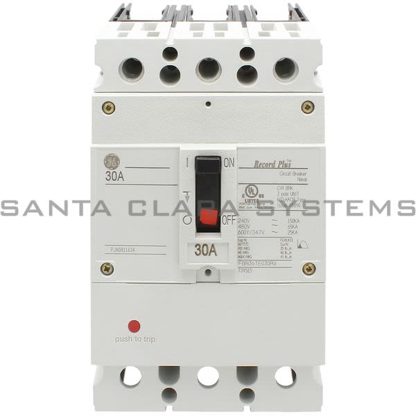 General Electric FBN36TE030RV Circuit Breaker Product Image