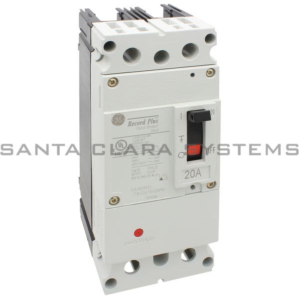 General Electric FBV26TE020RV Circuit Breaker Product Image