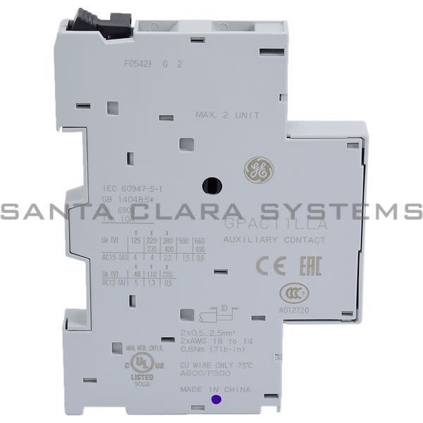 General Electric GPAC11LLA Auxiliary Contact Product Image