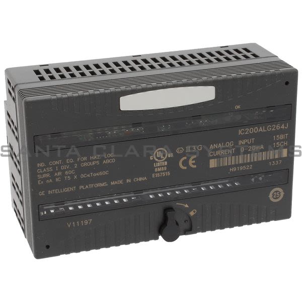 General Electric IC200 ALG 264  Analog Input 15 Bit Current 15CH Product Image