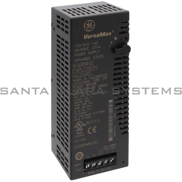 General Electric IC200PWR102 Power Supply | VersaMax Product Image