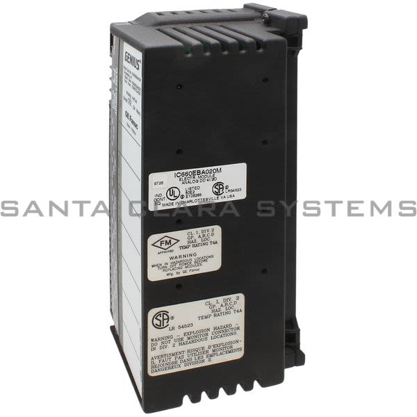 General Electric IC660BBA020 Analog I/O Block Genius Product Image