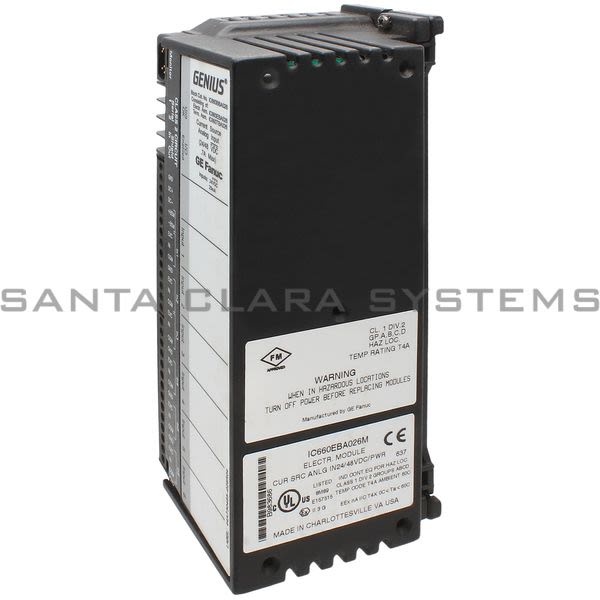 General Electric IC660BBA026 I/O Block Product Image