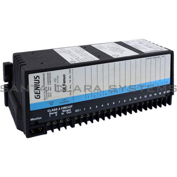 General Electric IC660 BBD 020  I/O Block Product Image